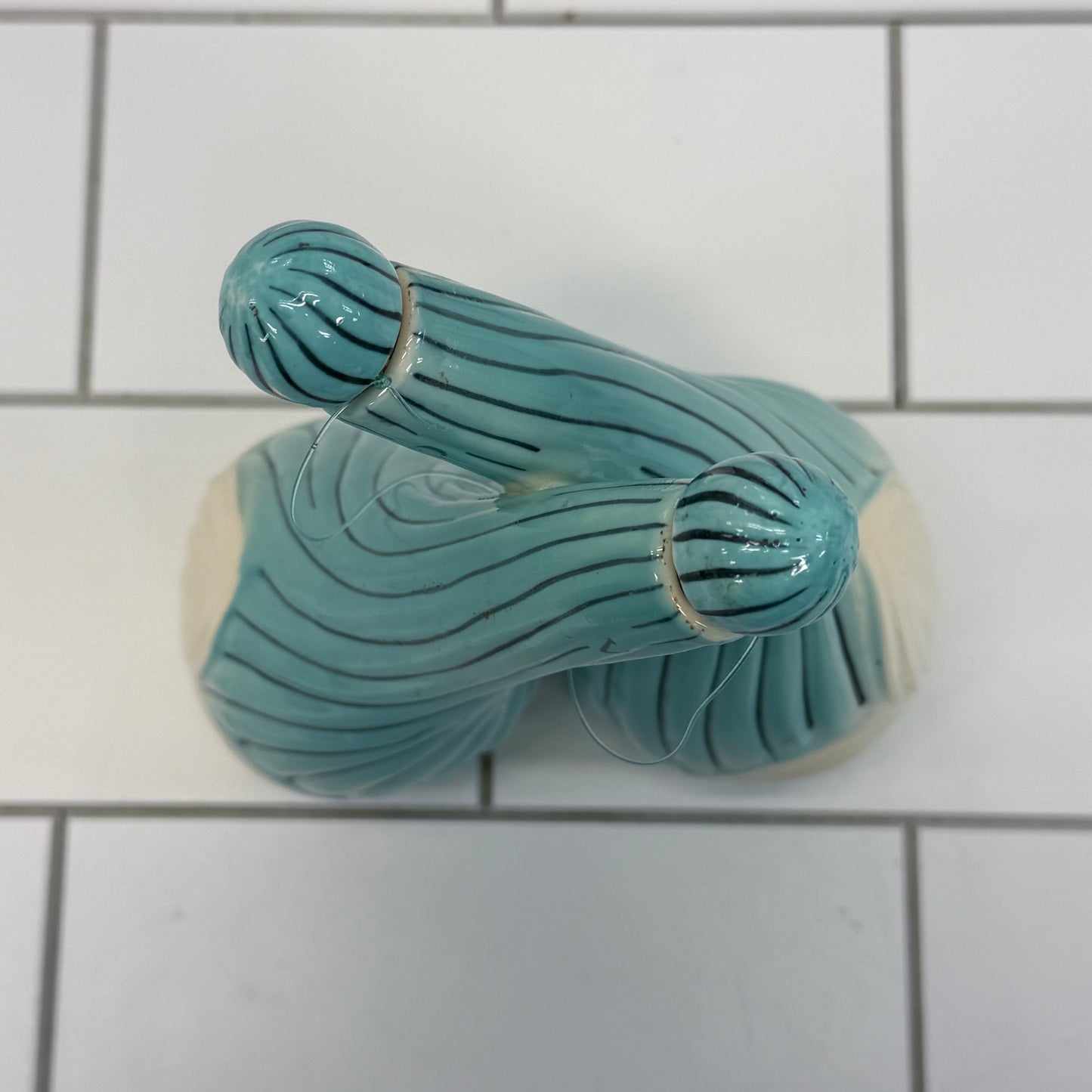 Oil & Vinegar Cruet, Mid-Century Ceramic