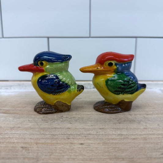 Kookaburra Bird Ceramic Salt & Pepper Shakers