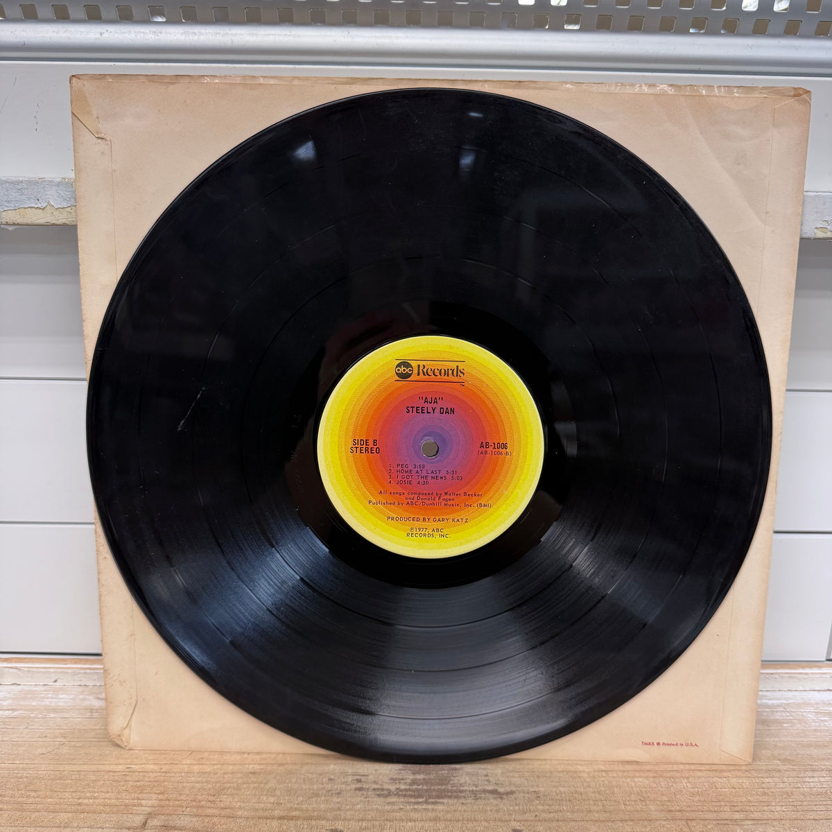 Steely Dan Aja Vinyl Record, 1977 – ABC Records AB-1006