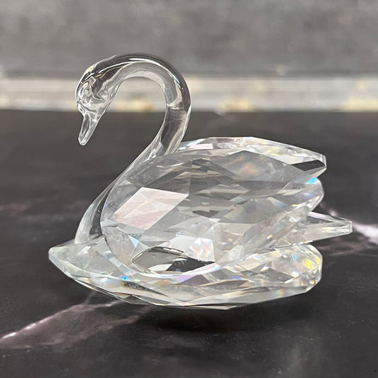 Swarovski Crystal Swan Family Figurines, Set of 3