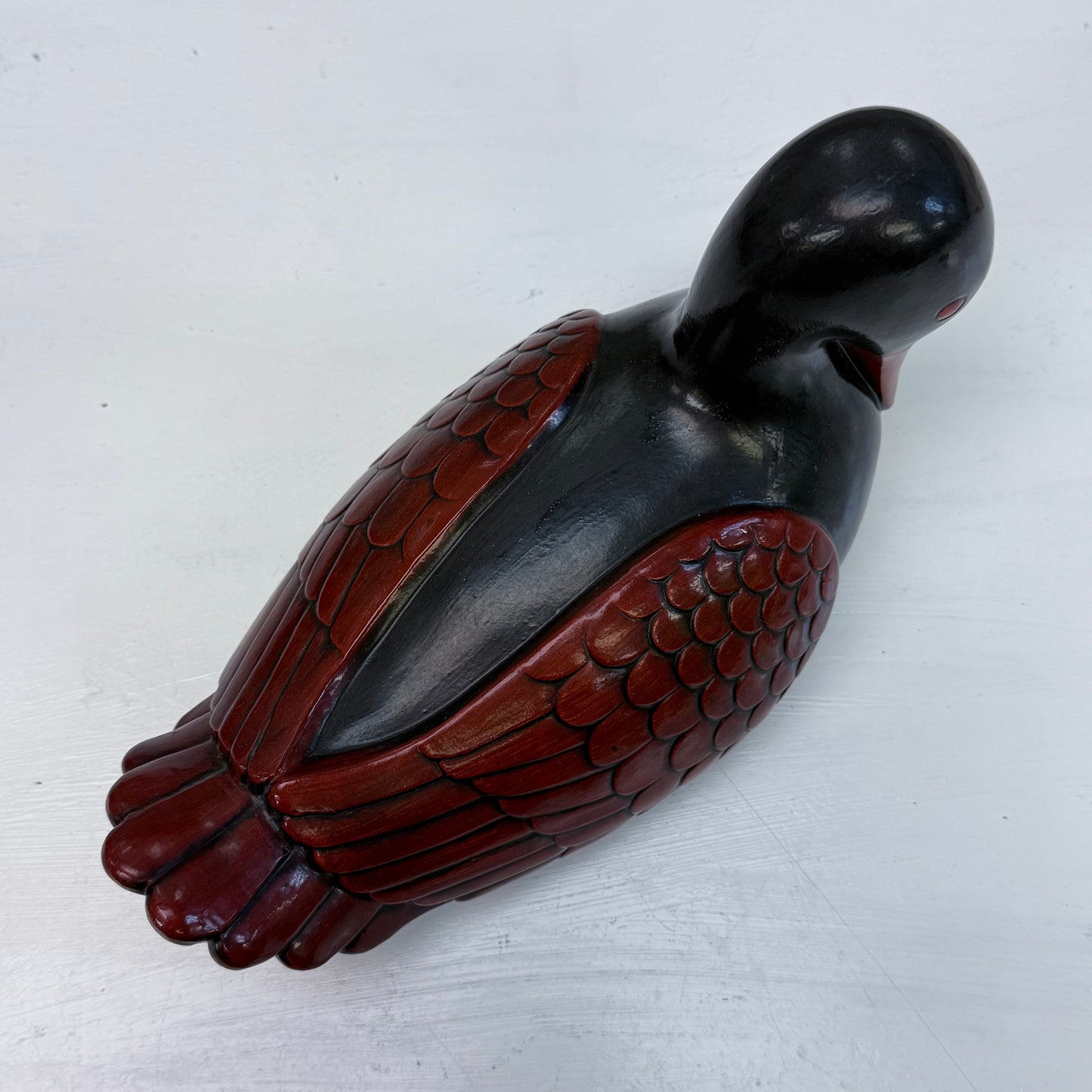 Fitz & Floyd Ceramic Vernissage Duck Decoy Statue