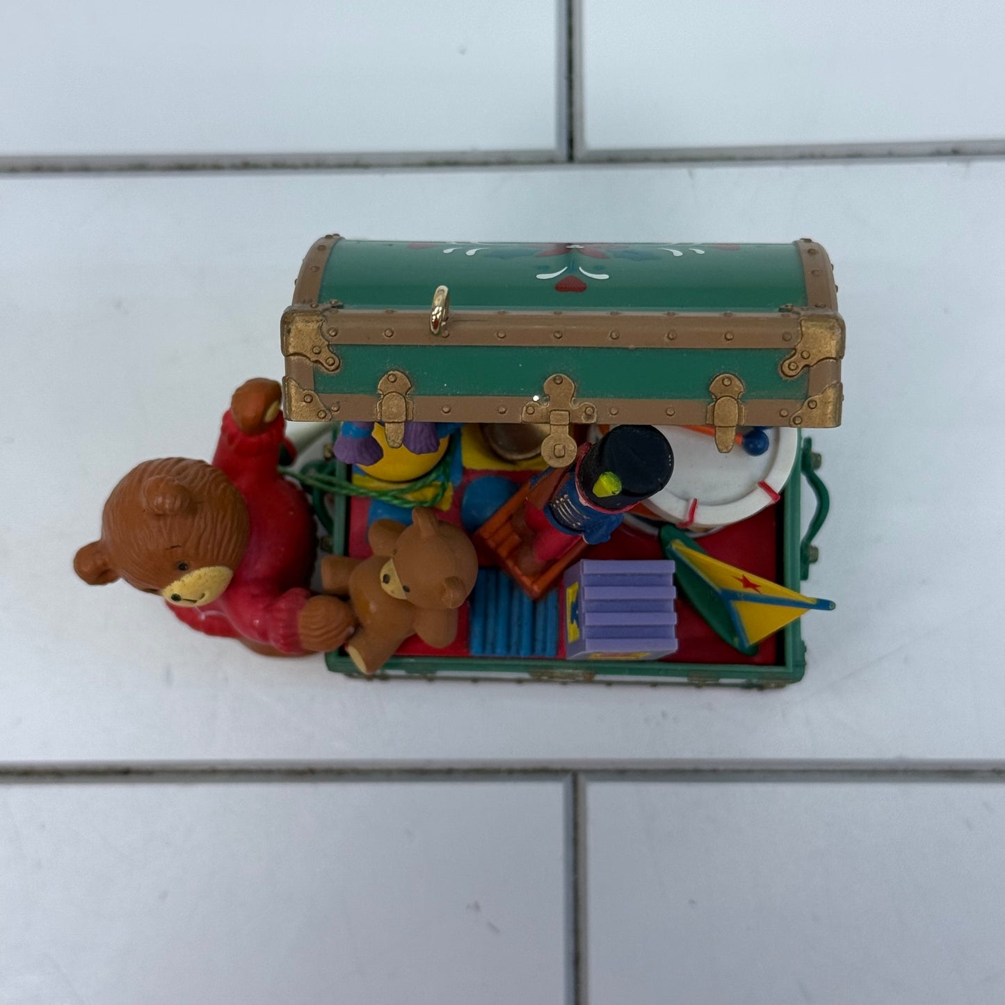 Enesco Lucy Rigg Toy Chest Keepsake Ornament, 1988