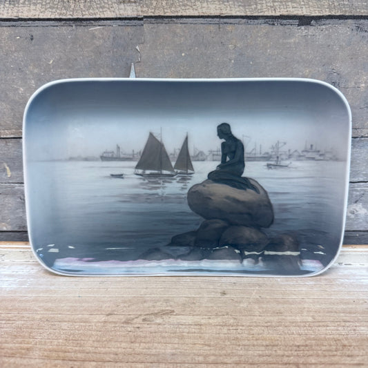 Royal Copenhagen Langelinie Mermaid Porcelain Dish