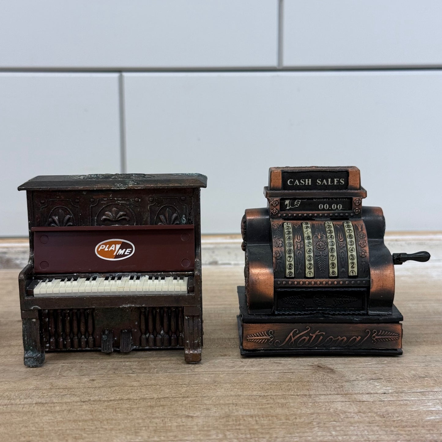 Vintage Die-Cast Miniatures Pencil Sharpeners Lot of 9 1970s