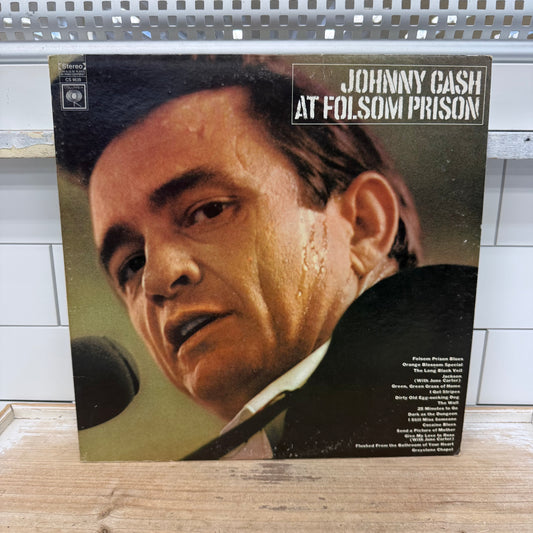 Johnny Cash At Folsom Prison Vinyl LP 1968 -- CS 9639