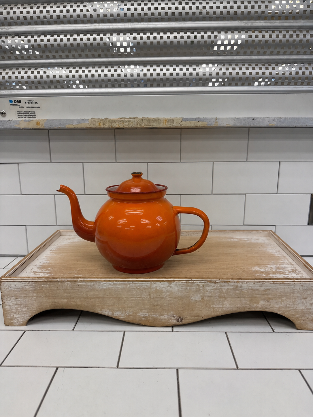 Orange Enamelware Selection