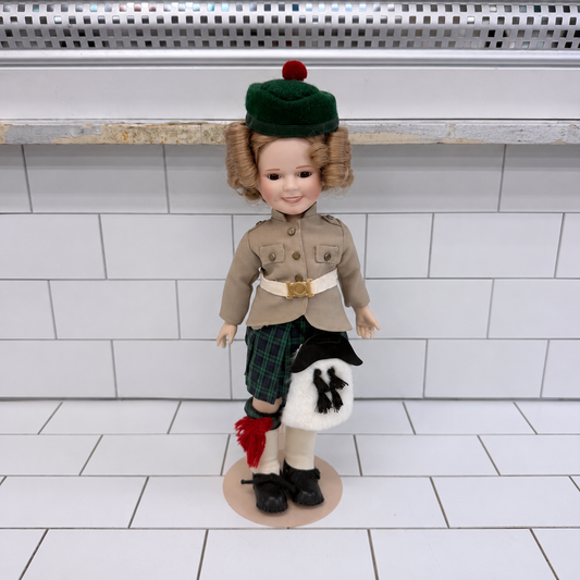 Shirley Temple Wee Willie Winkie Doll Danbury Mint Box 1990s