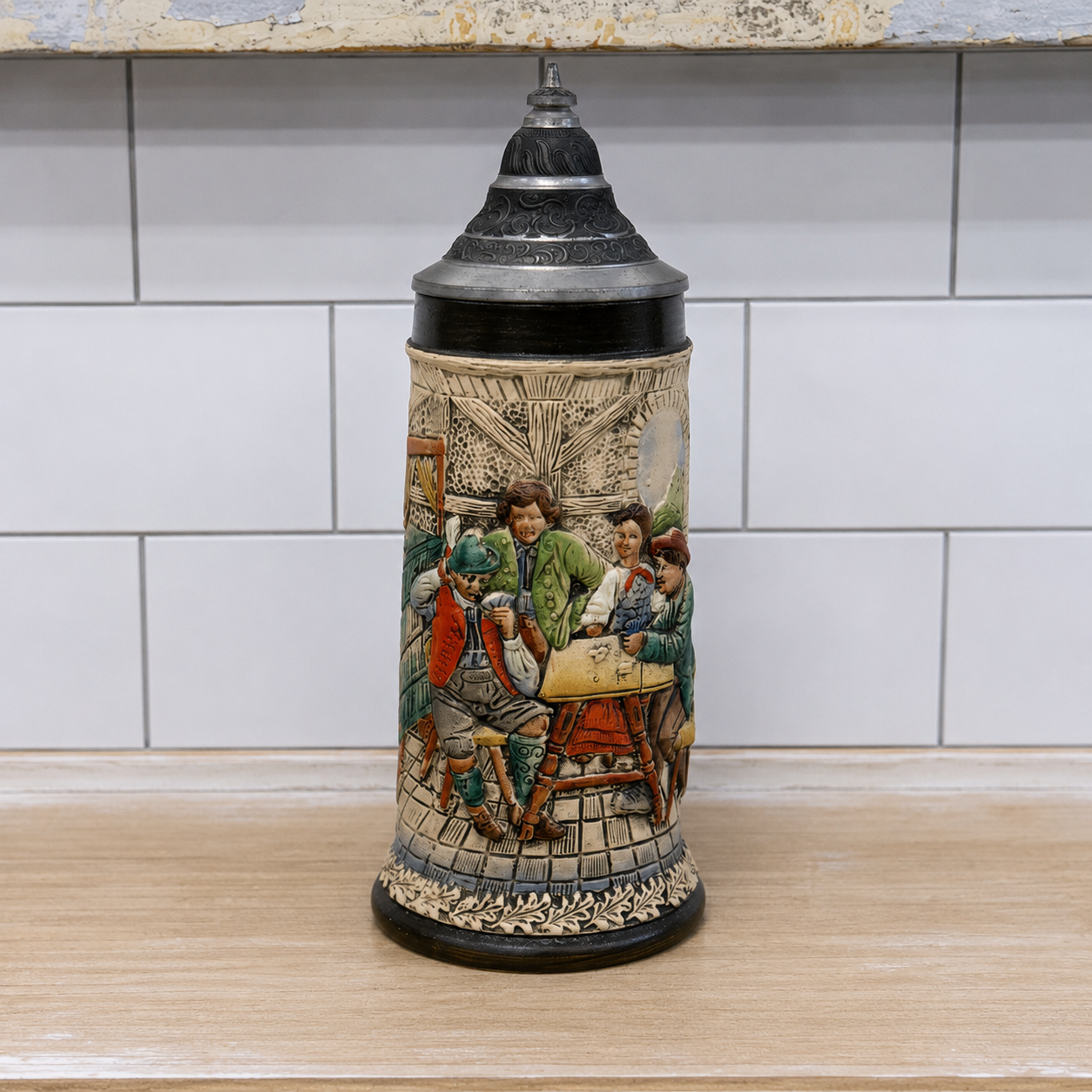 German Beer Steins Lot Wekara King Armin Bay Set 3