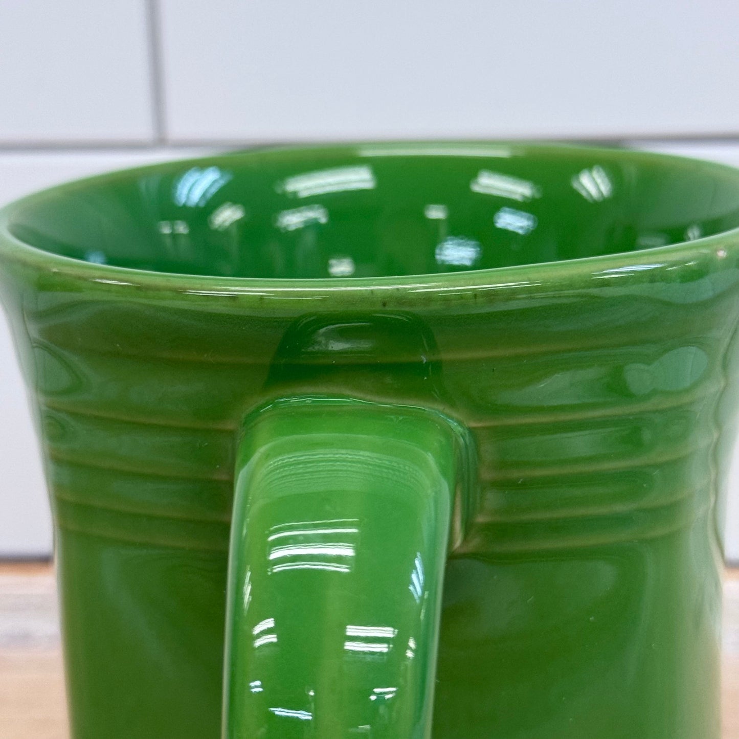 Homer Laughlin Fiesta Shamrock Mug & Skillet Baker Pair 2000s USA