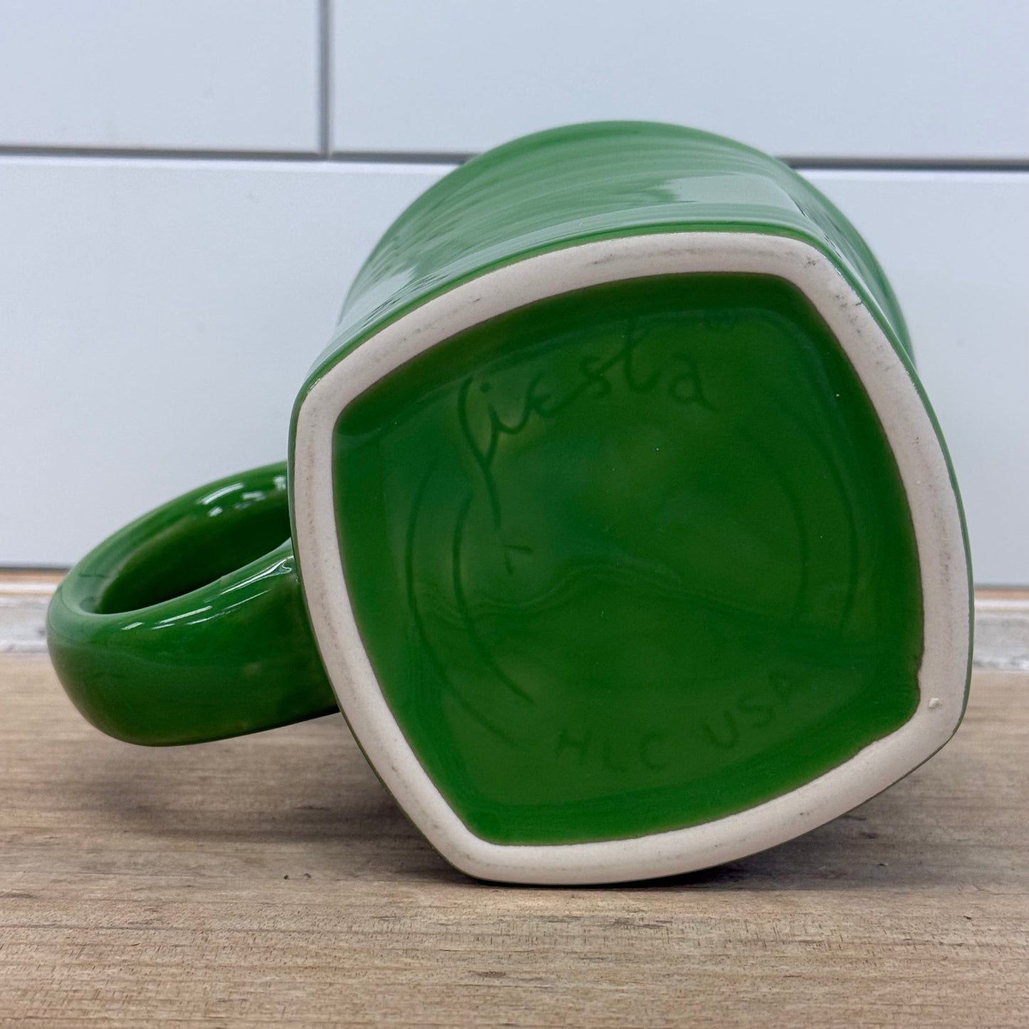 Homer Laughlin Fiesta Shamrock Mug & Skillet Baker Pair 2000s USA